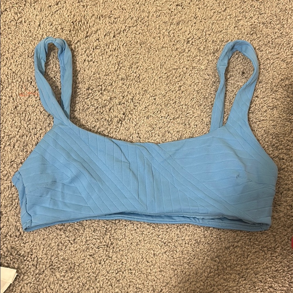 Aerie Blue Bikini Top Swimwear